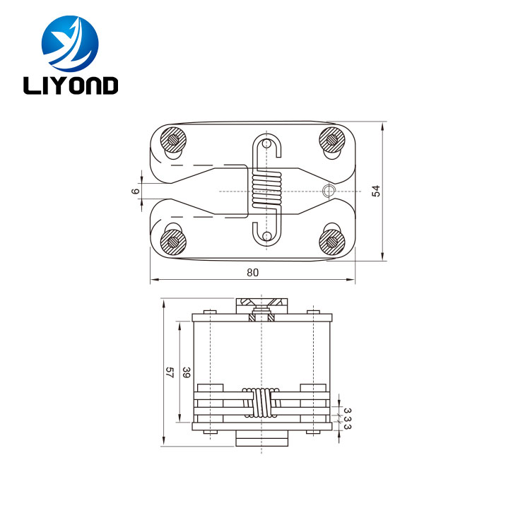 LYA403 GC6-630A Flat contact with 12 sheets drawing