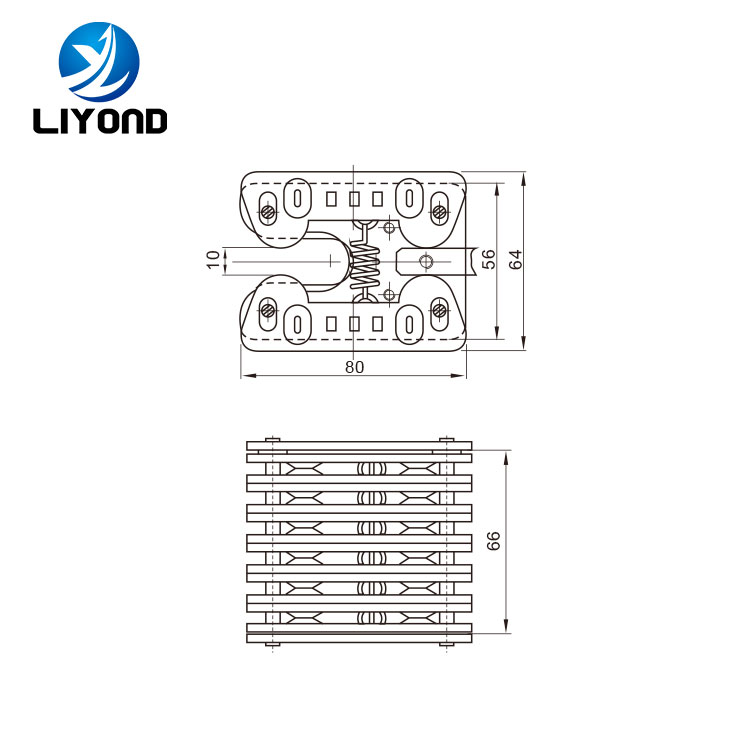 LYA303 GC6-1250A Flat contact with 24 sheets drawing