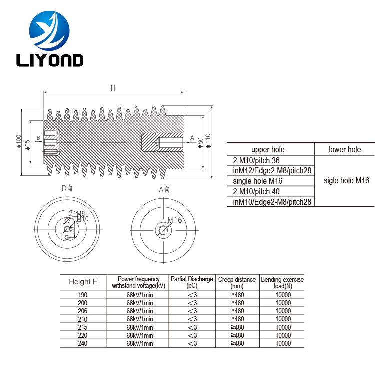 LYC131 HV sensor Charged Display Device DXN Transducer drawing