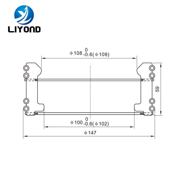 LYA129 GC5-3150A with 64 sheets moveable Tulip copper contact drawing