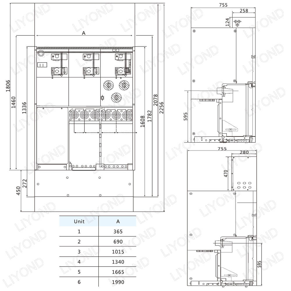 XGN-12 Structure & Dimensions