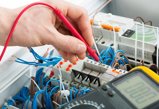 Electrician Fixing Switchgear