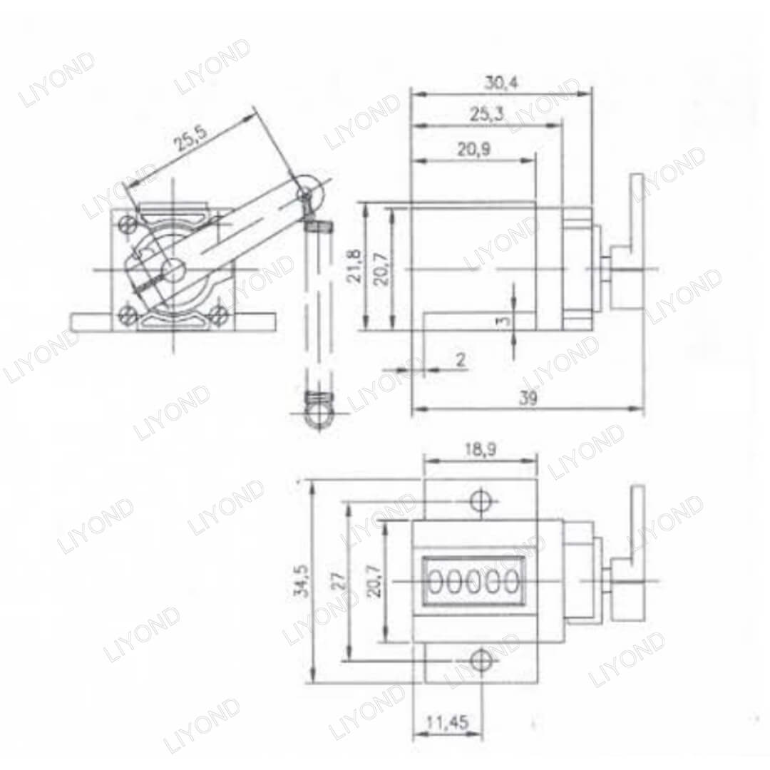 LYC182 counter drawing