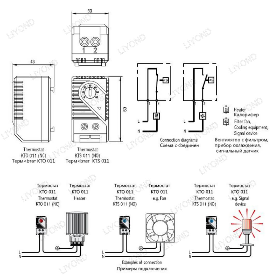 Thermostat drawing