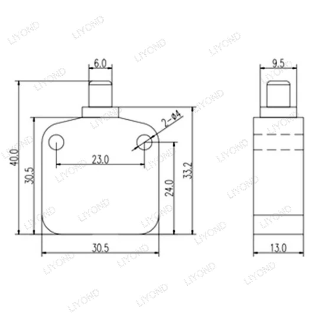 csk2 limit switch drawing