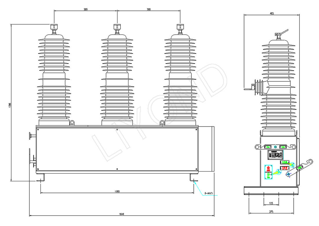 ZW32-40.5KV drawing