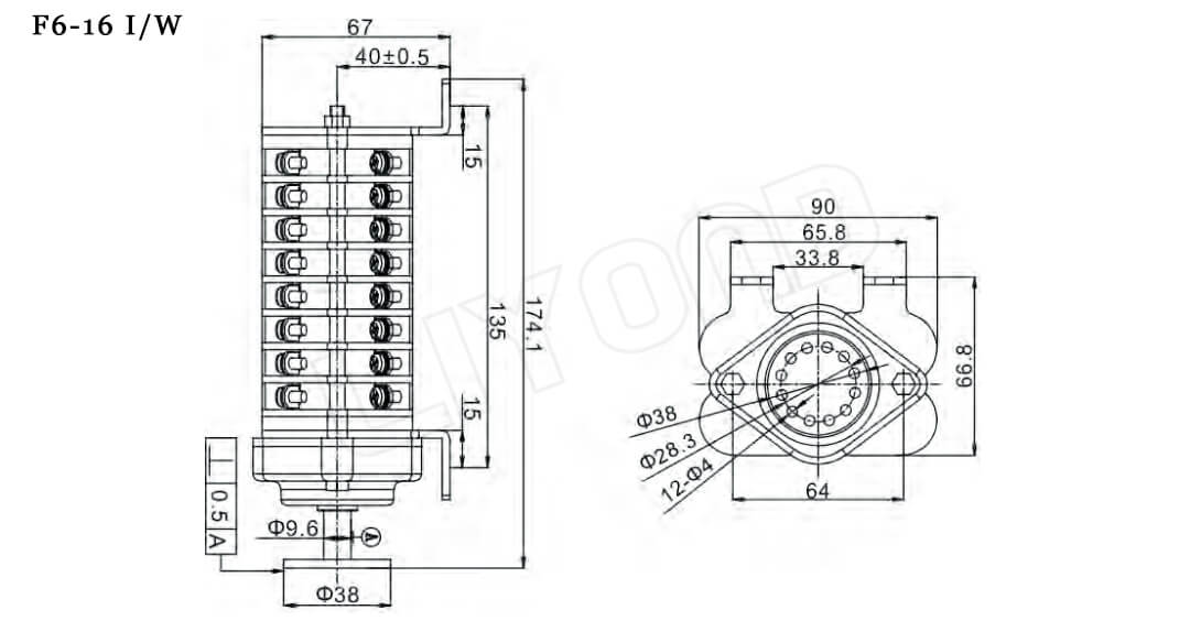 F6-16I _W auxiliary switch