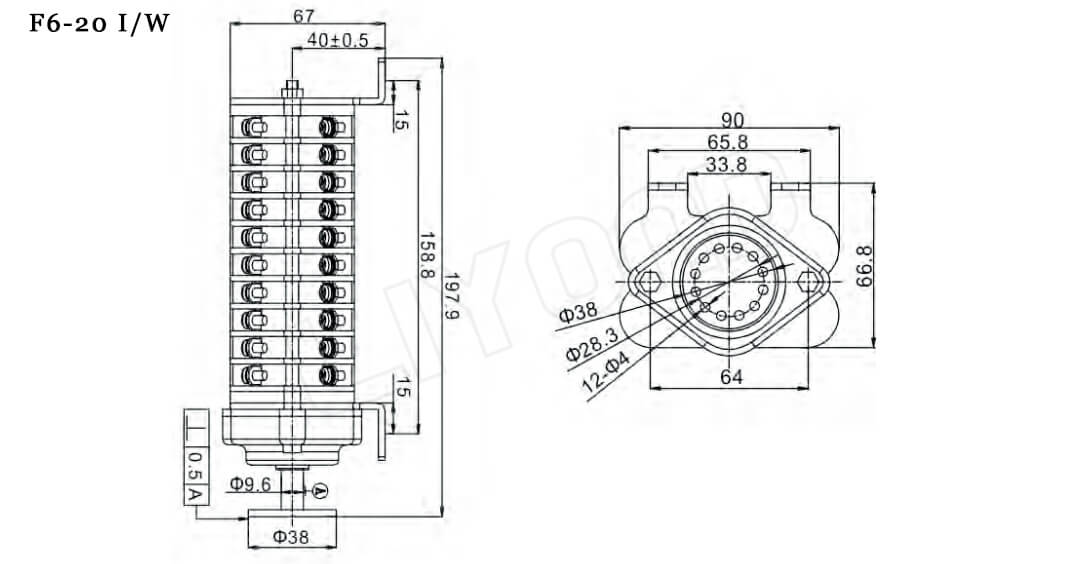 F6-20I _W auxiliary switch