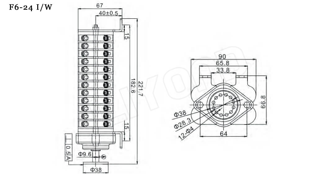 F6-24I _W auxiliary switch
