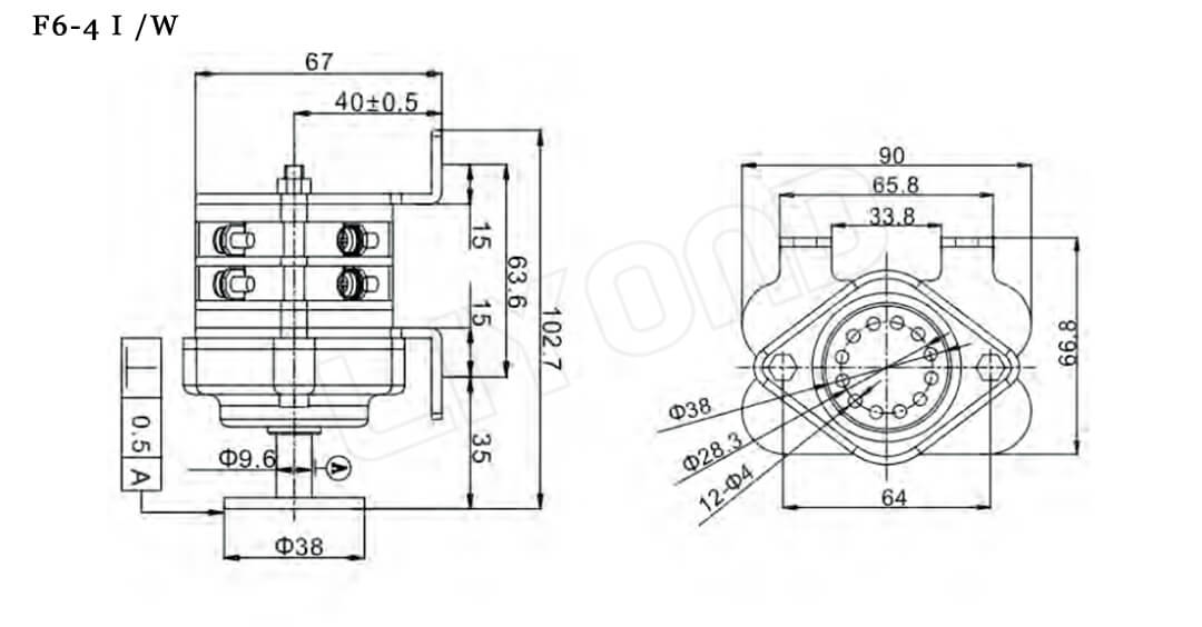 F6-4I _W Auxiliary switch