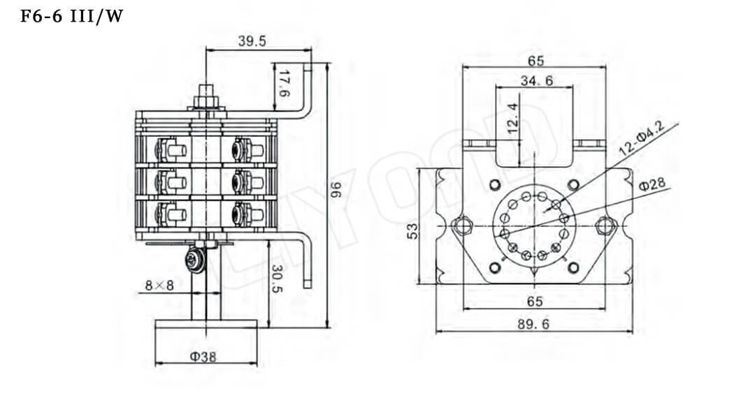 F6-6 Ⅲ_W auxiliary switch