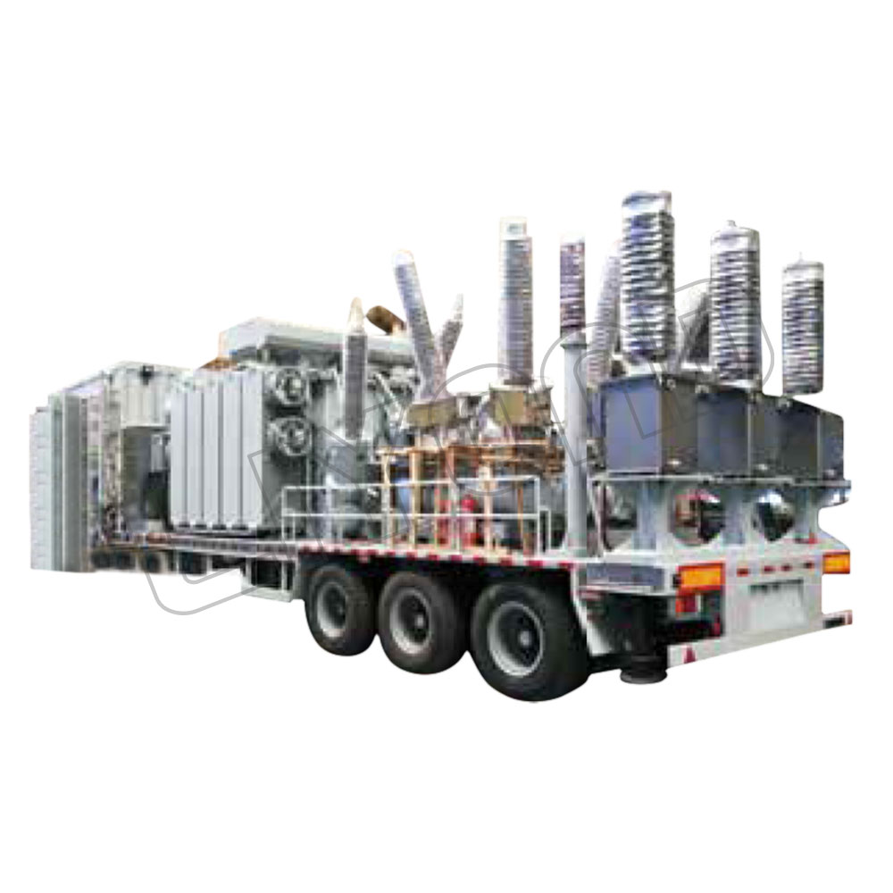 69kV mobile substation trailer-mounted