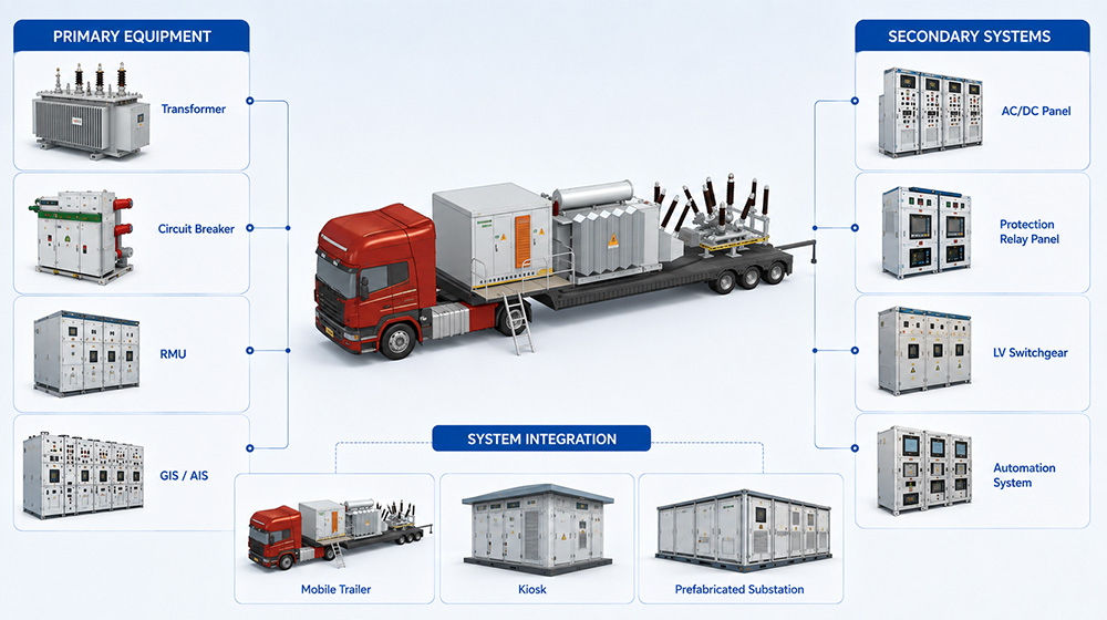 Liyond Mobile Substation Component Manufacturing and Integration