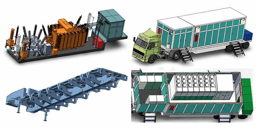 Simulation Design of Mobile Substation